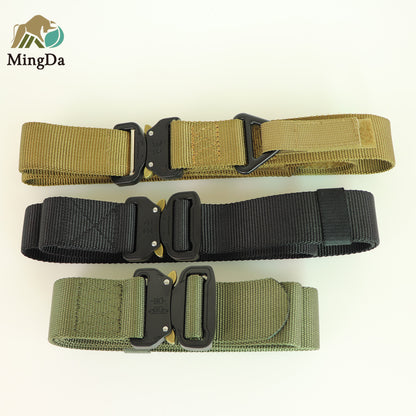 Nylon Belt With Cobra Buckle And Tri-Gilde